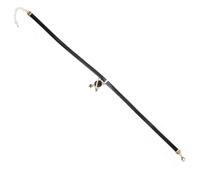 Collana Girocollo Nero con Ciondolo Saturno e Stella e Accento di Cristallo per le Donne