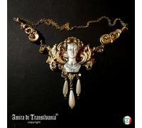 collana girocollo NO oro argento collier choker gioielli donna art deco nouveau