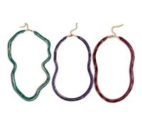 Collana-girocollo Serpente 2 in 1 utilizzabile anche come bracciale | Girocollo con motivo a scaglie di serpente, gioiello in stile punk, per l'uso quotidiano, feste, appuntamenti e Halloween
