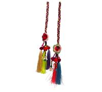 Collana Hippy Colorata Con Perline E Paillettes Tribali Hmong Per Festival 2