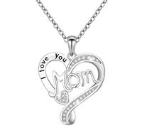 Collana I Love You Mom - Argento