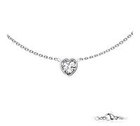 Collana in acciaio con pendente a forma di cuore TS-PN-0036