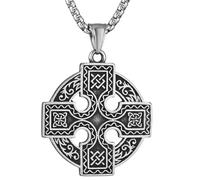 Collana in acciaio inossidabile Croce Celtica