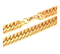 Collana in Acciaio per Uomini, Collana Maschile marciapiedi a Lobster-Aragosta della Catena manina della Catena manetta di Gioielli per Fidanzato