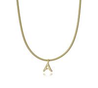 Collana In Acciaio Titanio Viceroy Dorato Donna Lunga 40+5Cm Catena