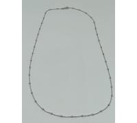 COLLANA IN ARG. 925 GIROCOLLO CATENA A PALLINE VARIE LUNGHEZZE NCC0183, NCC0184