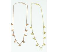 COLLANA IN ARGENTO 925 CON SICILIA E TRINACRIA PENDENTI - 45 CM (NCC0194)