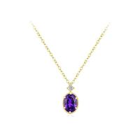 Collana in argento 925 lungo, collana da donna con zirconi, cuore dell'oceano, ciondolo in oro