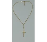 COLLANA IN ARGENTO 925 PERLE E CROCE PENDENTE (NCC0284)