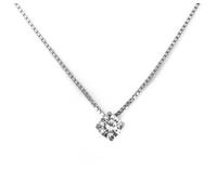 Collana in Argento 925 Punto Luce con Zircone varie grandezze
