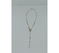 COLLANA IN ARGENTO 925 ROSARIO CLASSICO 3 MM PAPA FRANCESCO (NCC0327)
