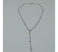 COLLANA IN ARGENTO 925 ROSARIO CLASSICO PAPA FRANCESCO CRISTALLI (NCC0329)
