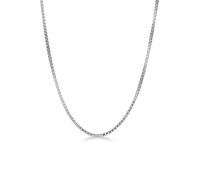 Collana in Argento 925 Unisex Made in Italy, Disponibile in più colori e lunghezze, Catena a Maglia Veneziana, Catenina Sottile Semplice Uomo Donna Lunga o Corta senza Ciondolo (Argento, 40)