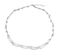 Collana in argento Sterling 925 con filo spinato per uomini e donne - Barbwire Little Thorns Chain Choker gioielli regali Barb Wine collana hiphop punk Little Thorns Chain Choker Bracelet, Argento