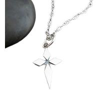 Collana in argento sterling 925 con stella polare, ciondolo celeste a strati, simbolo del polo polare, semplice gioiello ispiratore, ciondolo portafortuna da viaggio | con catena da 18 pollici |