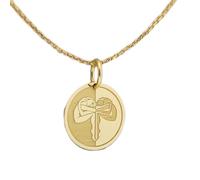 Collana in argento sterling 925 da 24 mm|catena da 18 pollici|collana yin yang|ciondolo con persone incise|gioielli|ciondolo con moneta yoga|gioielli fatti a mano con placcatura in oro|LK_PNK_00002