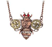 Collana in Costume Collana Uomo Gear E Retro Meccanico A Forma Di Cuore Per Donna Steampunk Collane & Pendenti Collana Della Bisnonna (multicolor, One Size)