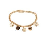 Collana In Metallo Dorato Per Donne Con Ciondoli Di Sole, Luna, Stelle E Nautici