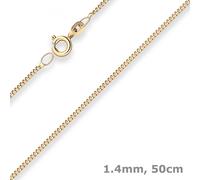 Collana In Oro Giallo 333 50Cm Con Maglia A Panzer Di 1,4Mm