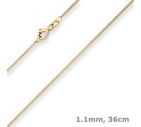 Collana In Oro Giallo 585 Con Maglia A Panzera Da 1,1Mm 36Cm