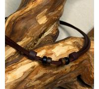 Collana In Pelle Con Pendente Regolabile Per Surfista
