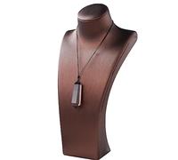 Collana in pietra naturale a forma di goccia - cri Ciondoli di cristallo curativi naturali, pendenti di cristallo di quarzo fumé scuro, pendenti di prisma esagonale, bacchetta di cristallo dei chakra,