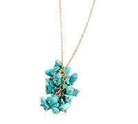 Collana in pietra naturale a forma di goccia - cri Collana con cristalli curativi naturali, ciondolo con pietra preziosa for uomini e donne, collana con ciondolo di cristallo come regalo di guarigione