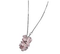 Collana in pietra naturale a forma di goccia - cri Collana con cristalli curativi naturali, ciondolo con pietra preziosa for uomini e donne, collana con ciondolo di cristallo come regalo di guarigione