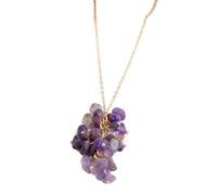 Collana in pietra naturale a forma di goccia - cri Collana con cristalli curativi naturali, ciondolo con pietra preziosa for uomini e donne, collana con ciondolo di cristallo come regalo di guarigione