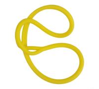 Collana in silicone per immersioni subacquee, collare regolatore di standby sicuro per supporto polpo con fascia elastica morbida nera (giallo)