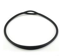 Collana in silicone per immersioni subacquee, collare regolatore standby sicuro per supporto polpo con fascia elastica morbida nera (nero)