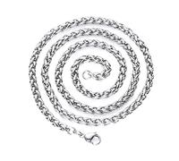 Collana Inossidabile, Collana Maschile a Catena di Grano a aragaria collane di per Maschi per Gli Accessori per Gli Accessori per Il Fidanzato