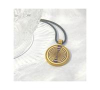 Collana Lakhovsky MWO con Oscillatore Multi-Onda, Pendente A Disco Energetico Placcato Oro, Collana Balance A
