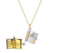 Collana libro personalizzata per mia nipote - Collana donna argento con ciondolo a libro apribile, gioielli dal valore simbolico, regalo per nipote e femmina per compleanno, Natale o momenti speciali