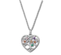 Collana Lotus A Forma Di Cuore Albero Della Vita In Argento 925 JLP3199-1-1