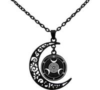 Collana lunare Gioielli Moon Witch Gothic Necklace Collana a ciondolo per donne