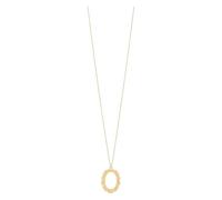 Collana lunga con pendente specchio