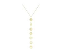 Collana lunga da donna con ciondolo a forma di goccia d'acqua a forma di Y, gioielli in acciaio inossidabile per pratica uso quotidiano, regalo significativo per amanti simboleggia l'energia fisica e
