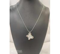 COLLANA LUNGA DONNA ACCIAIO CIONDOLO FARFALLA CON STRASS OLIVA GIOIELLI CL141B