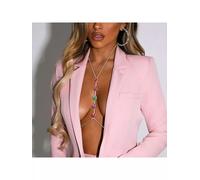 Collana lunga per seno gioiello bikini silver pietre colorate Breast Chain 50515