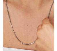 Collana Lunga Snake Acciaio Donna Sagapo Regalo Compleanno Elegante SHK88 Sagapò
