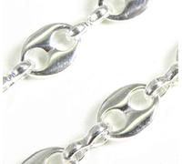COLLANA MARINA argentata girocollo catenina catena collanina uomo donna gioiello