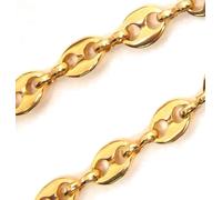 Collana Marina oro doublé o dorata uomo donna girocollo catena collanina regalo