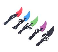 Collana Masticabile Sensoriale Collana Masticabile in Silicone a Forma di Dente da 5 Pezzi Resistente Al Calore per PDD, Ciondolo per Masticare per Ragazzi e Ragazze