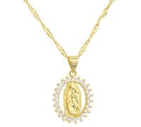 Collana Medaglione Madonna - Oro