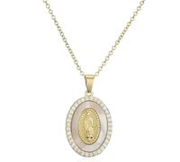 Collana Medaglione Madonna - Oro / Tipo2