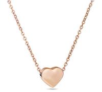 Collana minimalista con ciondolo a forma di cuore, regalo di Natale e compleanno, per donne, figlia, sorella, famiglia, nipote, nipote, in acciaio inox, Misura unica, Metallo, Nessuna pietra preziosa