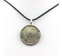 Collana Perle Apatite Verde Da Madagascar Catena IN Acciaio Inossidabile