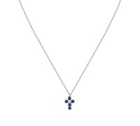 Collana Morellato Tesori - Croce Zirconi Blu e Bianchi (SAIW216)