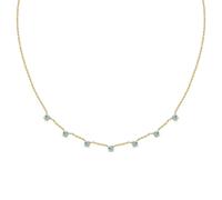 Collana Morellato Tesori Oro con Zirconi Azzurri (SAIW303)